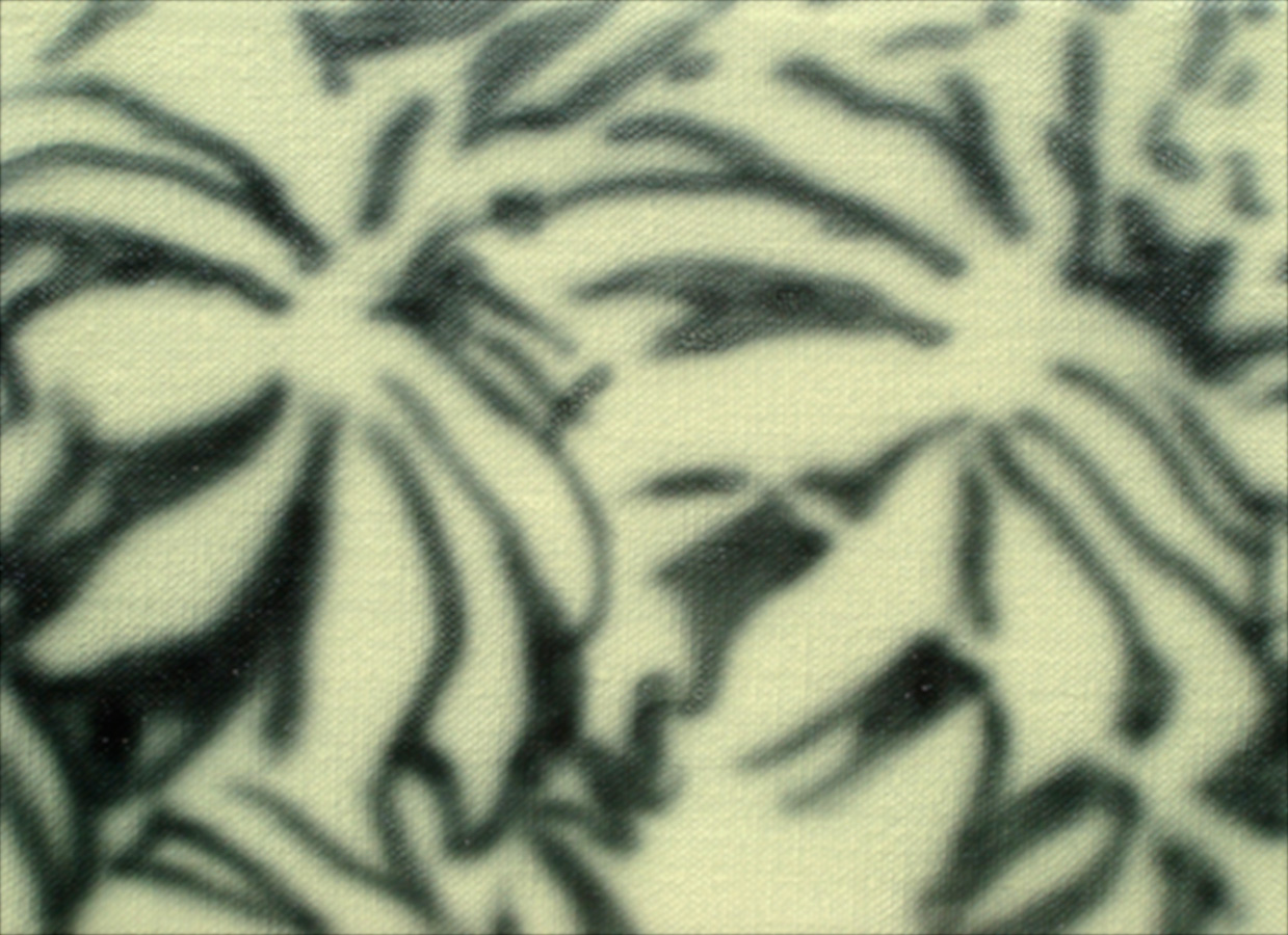jungle 3324/3, 2008, Kunstharz, Leinwand, 24 x 33 cm