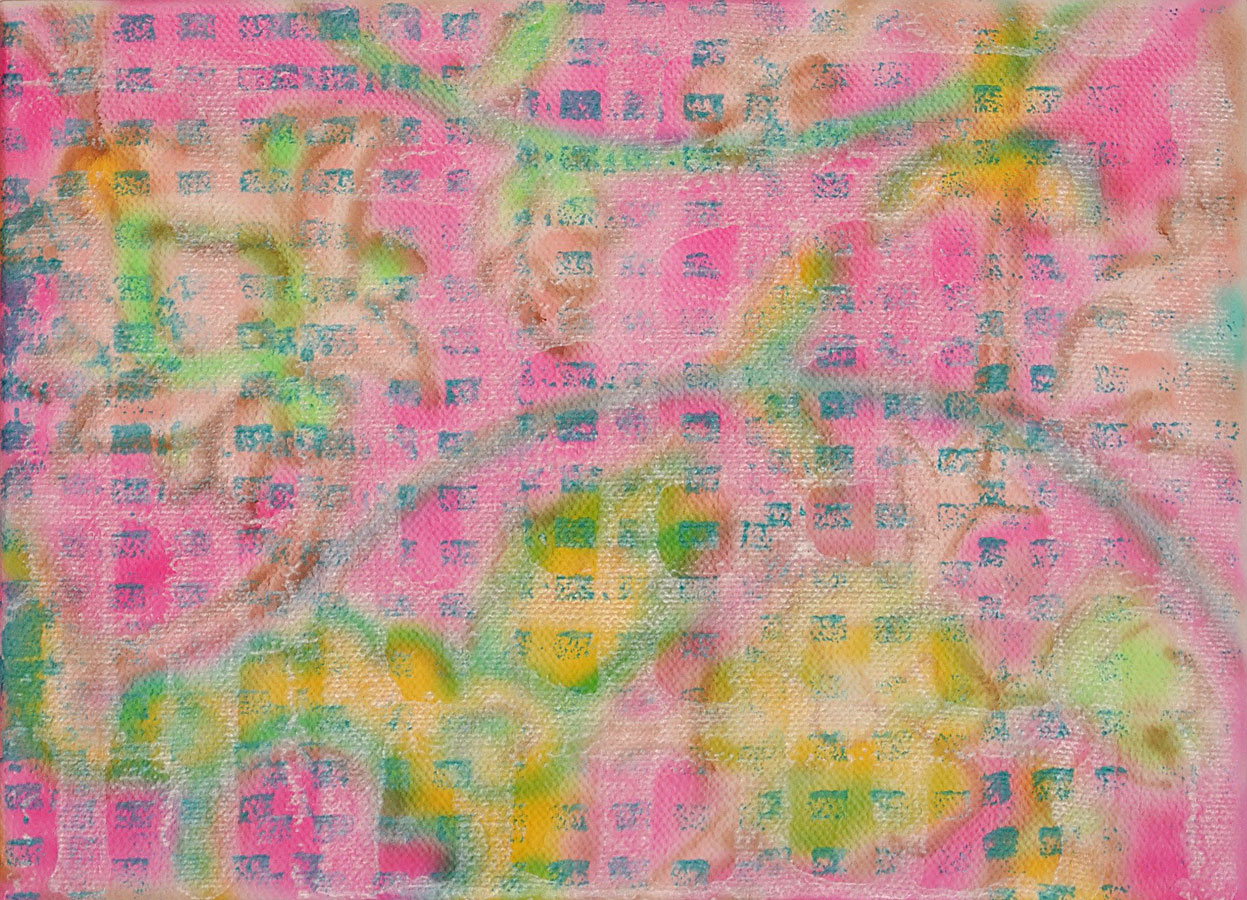 Überwuchert, 2018, Kunstharz, 24 x 33 cm